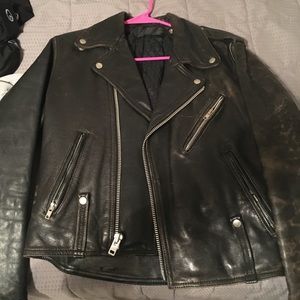 real vintage biker jacket